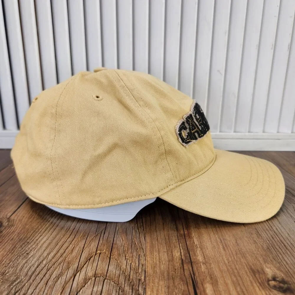 Carhartt 1889 Odessa Cap Yellow Strapback Embroidered Canvas Casual Work Hat